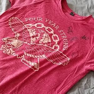 SIGNED Four Year Strong band tee